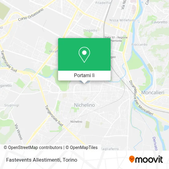 Mappa Fastevents Allestimenti