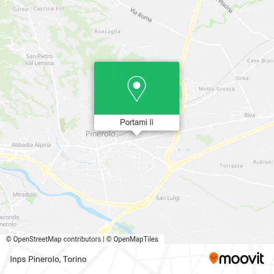 Mappa Inps Pinerolo