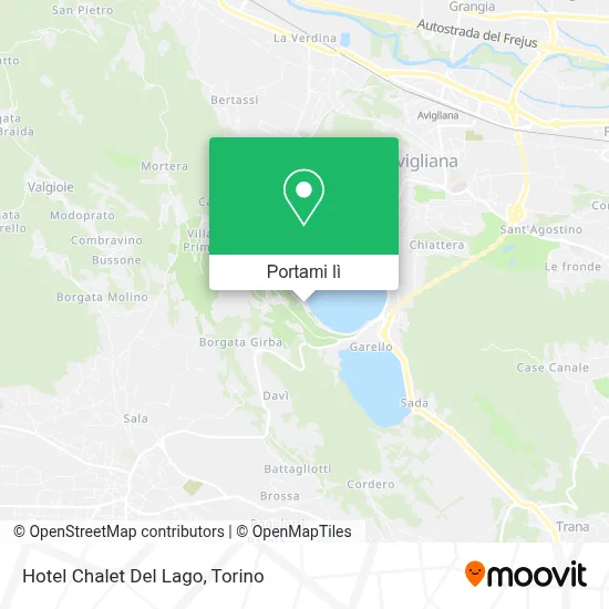 Mappa Hotel Chalet Del Lago