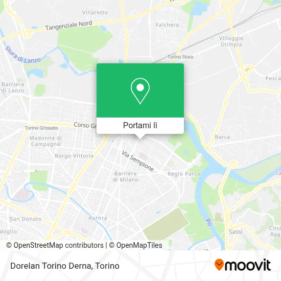 Mappa Dorelan Torino Derna