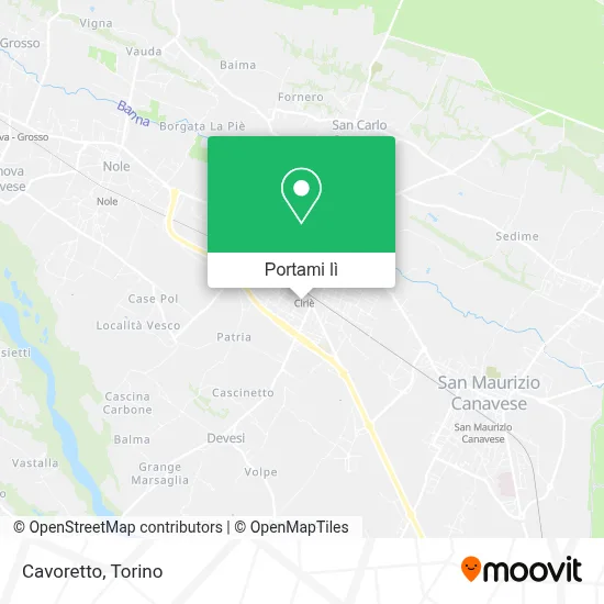 Mappa Cavoretto