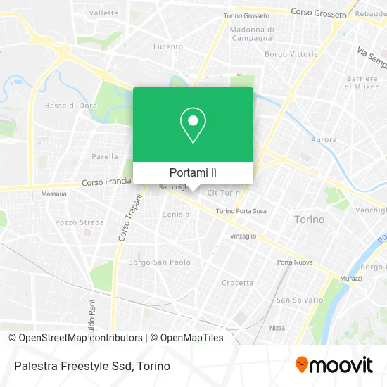 Mappa Palestra Freestyle Ssd