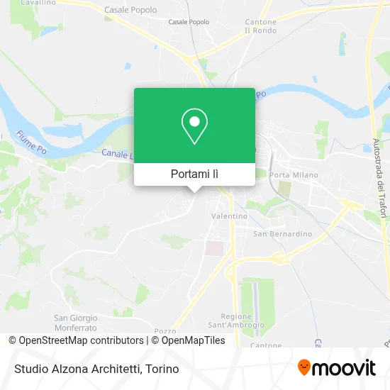 Mappa Studio Alzona Architetti