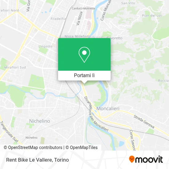 Mappa Rent Bike Le Vallere