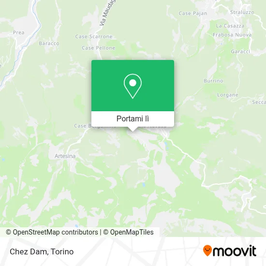 Mappa Chez Dam