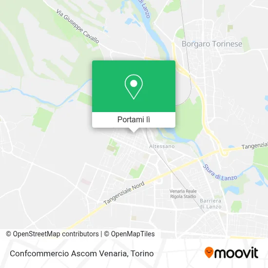 Mappa Confcommercio Ascom Venaria