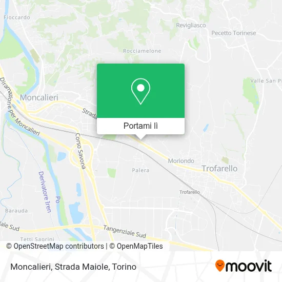 Mappa Moncalieri, Strada Maiole
