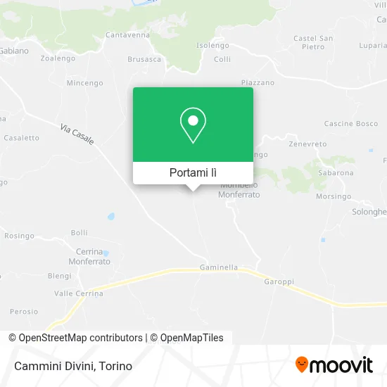 Mappa Cammini Divini