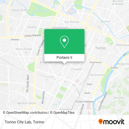 Mappa Torino City Lab