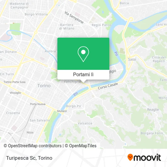 Mappa Turipesca Sc