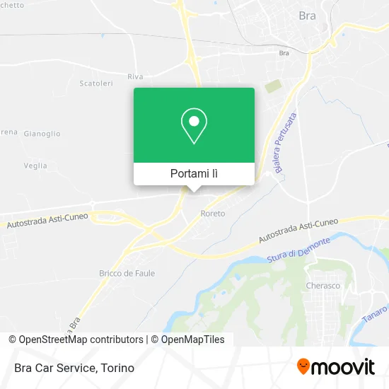 Mappa Bra Car Service