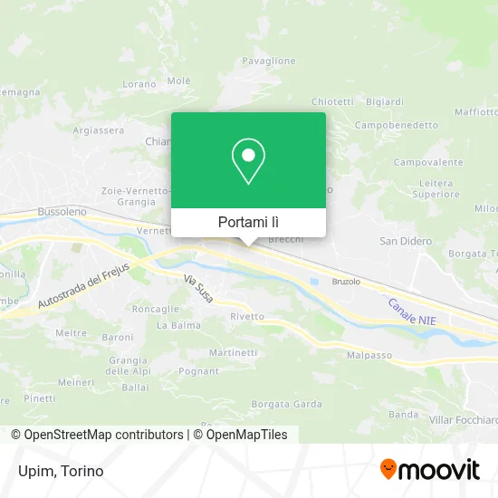 Mappa Upim