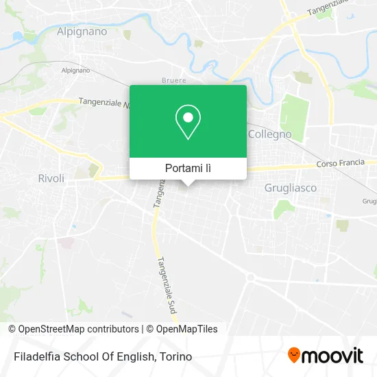 Mappa Filadelfia School Of English