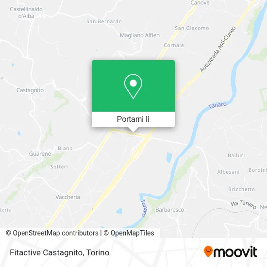 Mappa Fitactive Castagnito