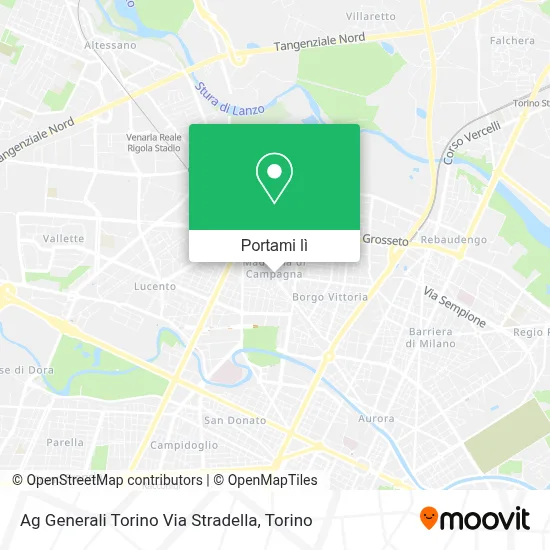 Mappa Ag Generali Torino Via Stradella