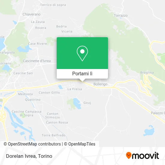 Mappa Dorelan Ivrea