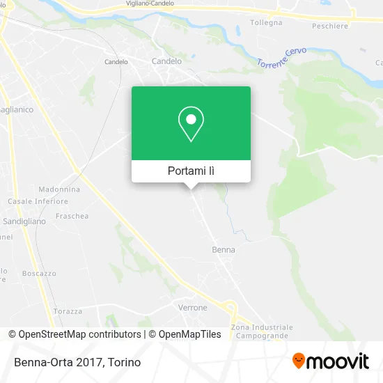 Mappa Benna-Orta 2017