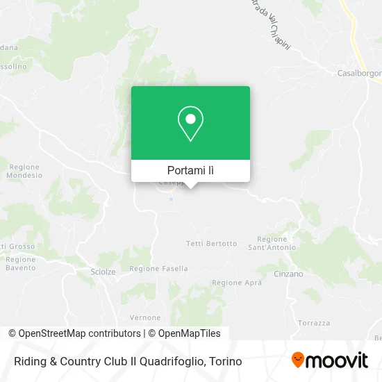 Mappa Riding & Country Club Il Quadrifoglio