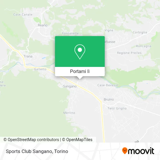 Mappa Sports Club Sangano
