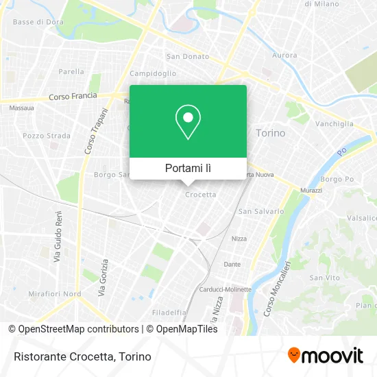 Mappa Ristorante Crocetta