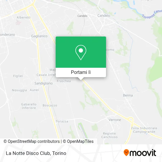 Mappa La Notte Disco Club
