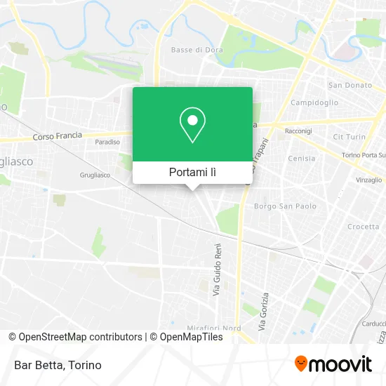 Mappa Bar Betta