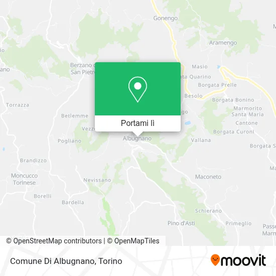 Mappa Comune Di Albugnano