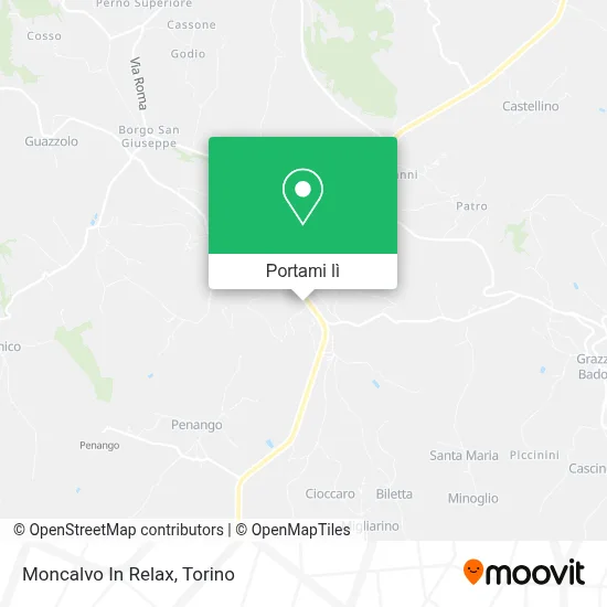 Mappa Moncalvo In Relax