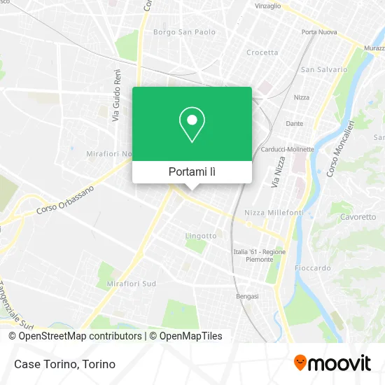 Mappa Case Torino