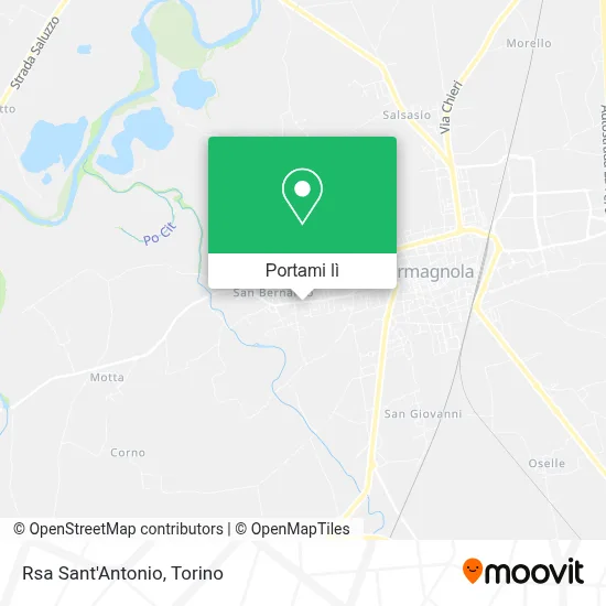 Mappa Rsa Sant'Antonio