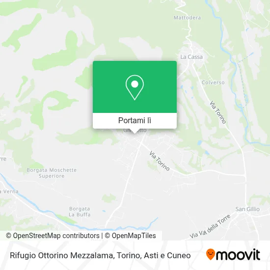 Mappa Rifugio Ottorino Mezzalama