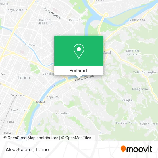 Mappa Alex Scooter