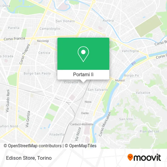 Mappa Edison Store