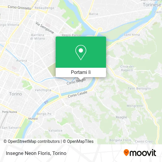 Mappa Insegne Neon Floris