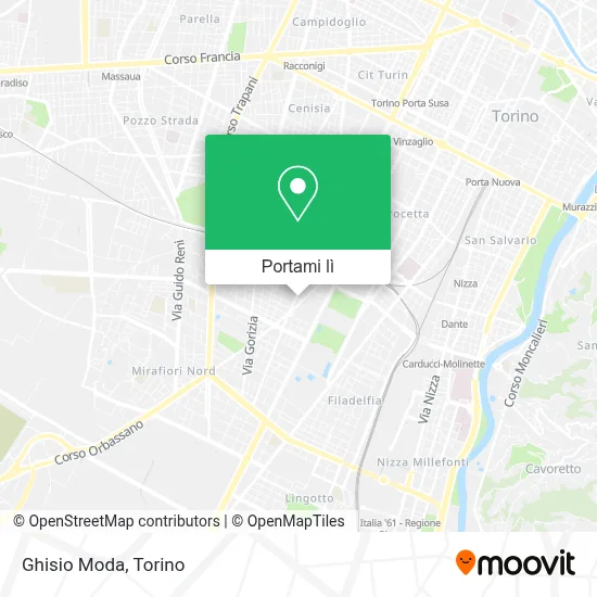 Mappa Ghisio Moda
