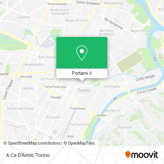 Mappa A Ca D'Amis