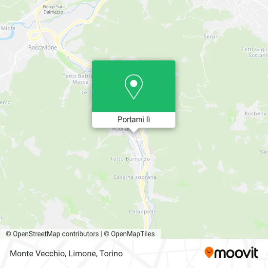 Mappa Monte Vecchio, Limone