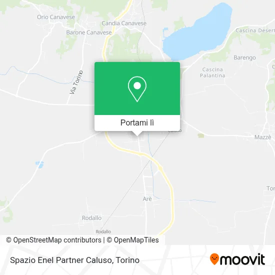 Mappa Spazio Enel Partner Caluso