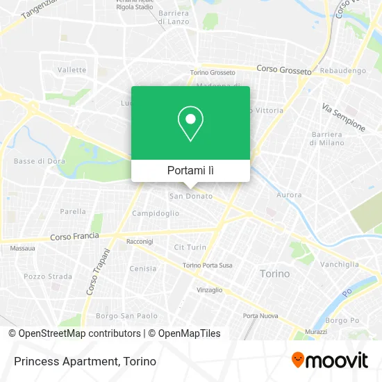 Mappa Princess Apartment