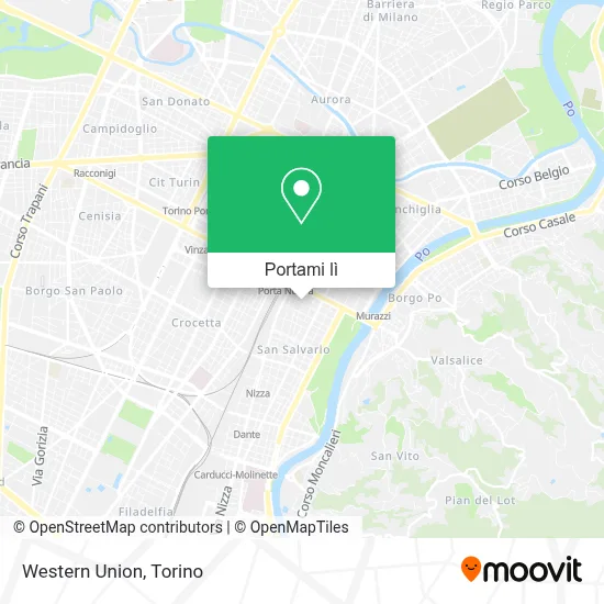 Mappa Western Union
