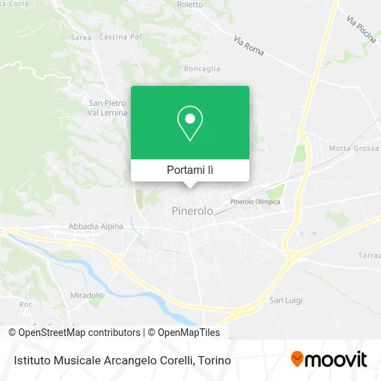 Mappa Istituto Musicale Arcangelo Corelli