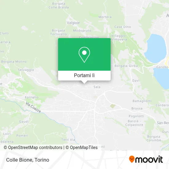 Mappa Colle Bione