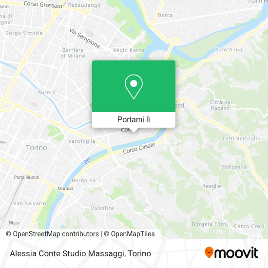Mappa Alessia Conte Studio Massaggi