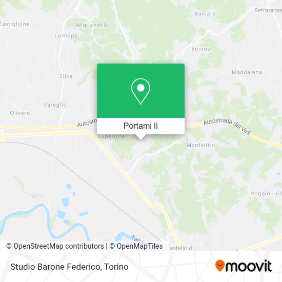 Mappa Studio Barone Federico