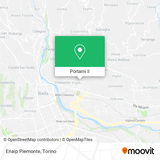 Mappa Enaip Piemonte