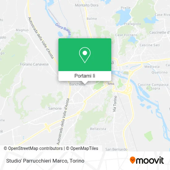 Mappa Studio' Parrucchieri Marco