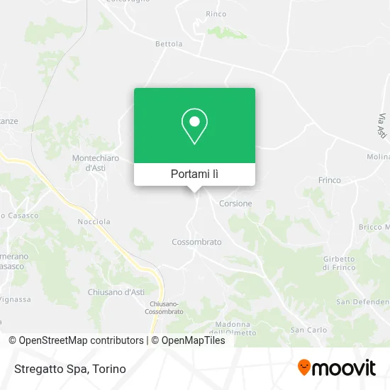 Mappa Stregatto Spa