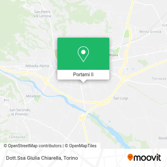 Mappa Dott.Ssa Giulia Chiarella