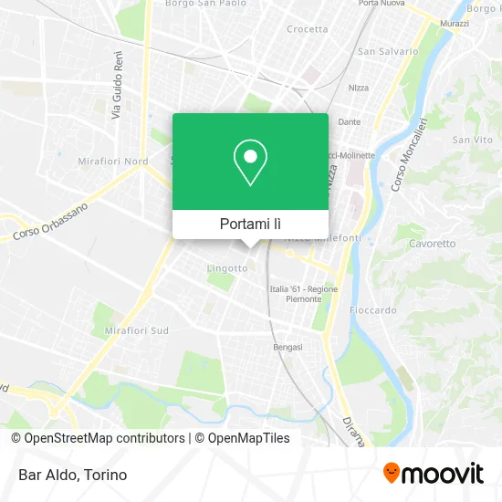 Mappa Bar Aldo