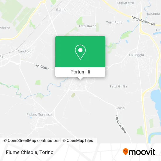 Mappa Fiume Chisola